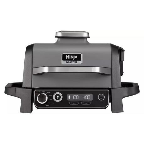 Ninja Woodfire OG701UK Electric BBQ Grill & Smoker - Black
